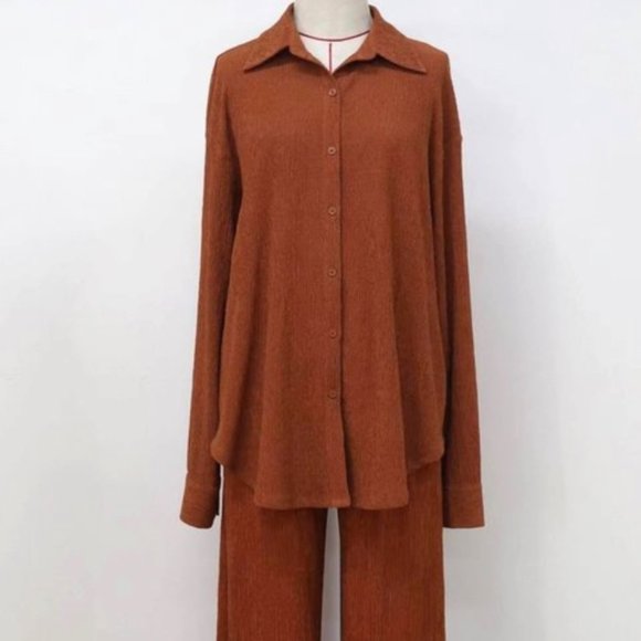 Pants - Brown 3 Piece pant set